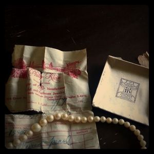 Philip Klein 1962 Genuine Pearls